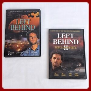 Left Behind & Tribulation Force DVD Set Kirk Cameron Christian Apocalyptic Drama
